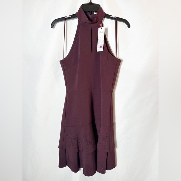 NWT Parker Luana Keyhole Dress in Raisin - Picture 2 of 5